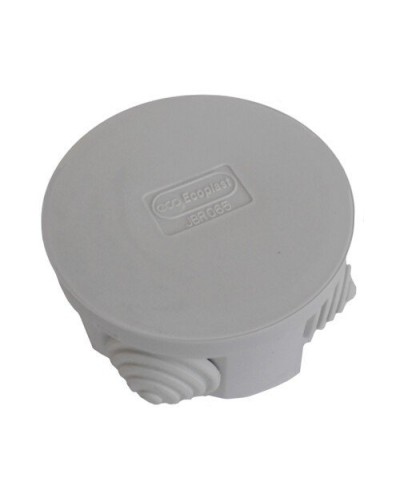 Коробка 3001 D70x36, 4 вых, IP55, серая (44001HF). Коробка монтажная. Экопласт в Щелково