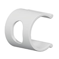 Ecoplast клипса для крепления наклеек с калиброванными отверстиями D25, серый (50 шт) (49626-50GR). Клипса для крепления наклеек для аспирационной системы. Экопласт