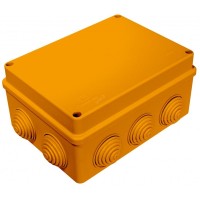 Коробка JBS150 150х110х70, 10 вых., 10P (1,5…6мм²) (43249HF): Коробка монтажная, огнестойкая, без галогена