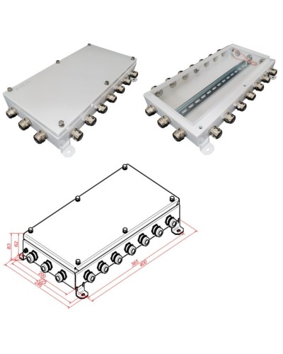 КМ IP66-2040. Коробка монтажная электротехническая. Гефест в Щелково