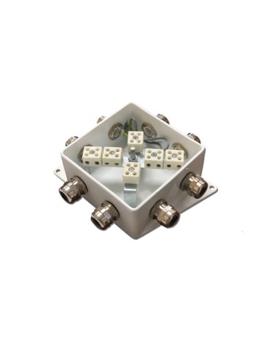 КМ-О (12к*6,0)-IP66-120х120, два ввода: Коробка монтажная огнестойкая в Щелково