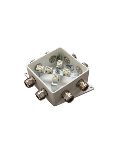 КМ-О (10к)-IP66-120х120, семь вводов: Коробка монтажная огнестойкая в Щелково