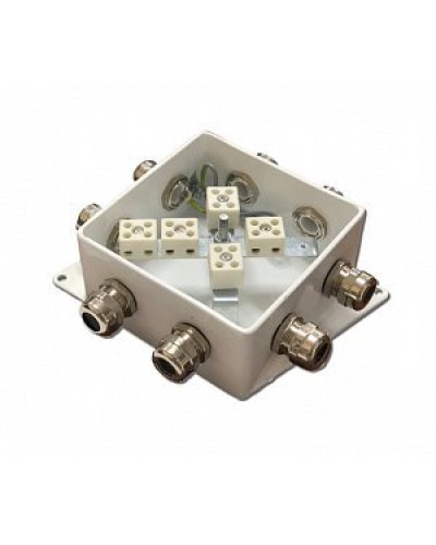 КМ-О (10к*10,0)-IP66-120х120, три ввода: Коробка монтажная огнестойкая в Щелково