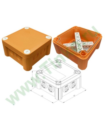 КМ-О-1212(П)(18к)-IP55: Коробка монтажная огнестойкая в Щелково