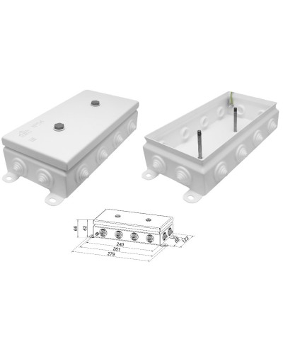 КМ IP55-1224. Коробка монтажная электротехническая. Гефест в Щелково