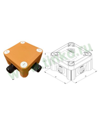 КМ-О-1010(П)(8к)-IP66(П6-12): Коробка монтажная огнестойкая в Щелково