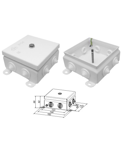 КМ IP55-1212. Коробка монтажная электротехническая. Гефест в Щелково