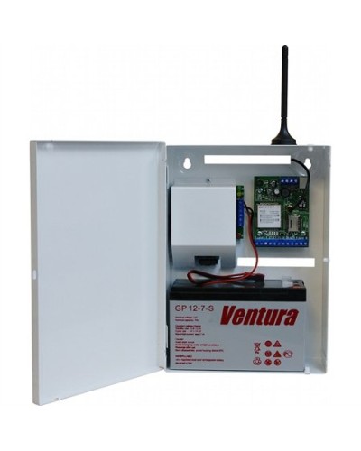 SR103-2GSM-SBK25-W Ретро (SR103-2GSM BK-7W) под АКБ 7Ач, цвет белый. Конвертор протоколов. Проксима в Щелково