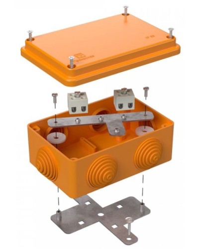Коробка огнестойкая 120х80х50 (40-0340-FR1.5-4). Коробка огнестойкая для открытой установки. Промрукав в Щелково