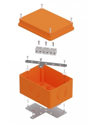 Коробка огнестойкая 150х110х90 E15-E120 для о/п (40-0351-FR2.5-6). Коробка огнестойкая для открытой установки. Промрукав в Щелково