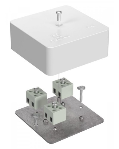 Коробка огнестойкая 75х75х30 (40-0450-FR2.5-6). Коробка огнестойкая для открытой установки. Промрукав в Щелково