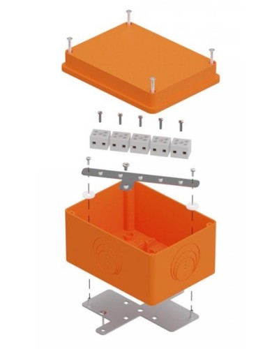 Коробка огнестойкая 150х110х90 E15-E120 для о/п (40-0351-FR6.0-10). Коробка огнестойкая для открытой установки. Промрукав в Щелково