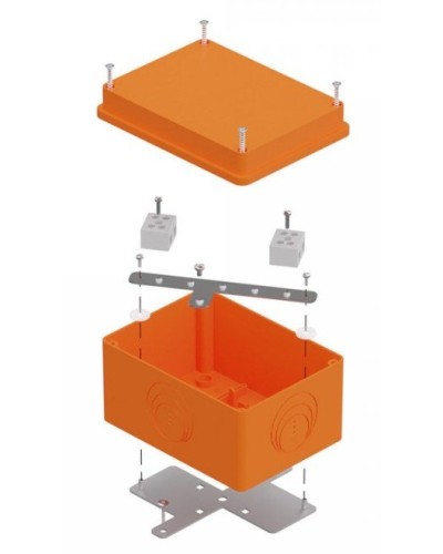 Коробка огнестойкая 150х110х90 E15-E120 для о/п (40-0351-FR10.0-4). Коробка огнестойкая для открытой установки. Промрукав в Щелково