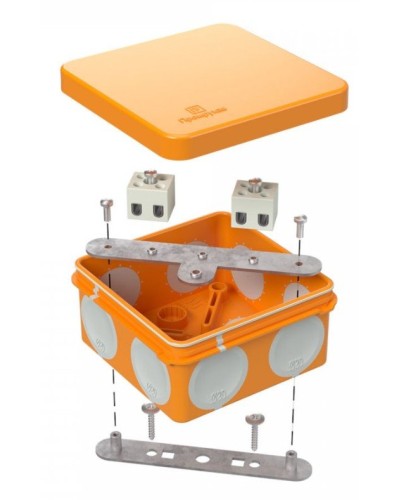 Коробка огнестойкая 80х80х40 (60-0210-FR2.5-6). Коробка огнестойкая для открытой установки. Промрукав в Щелково