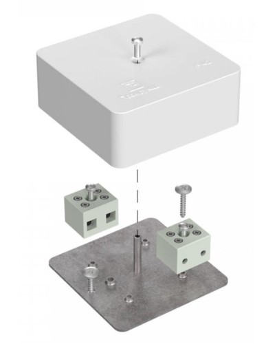 Коробка огнестойкая 75х75х30 (40-0450-FR1.5-4). Коробка огнестойкая для открытой установки. Промрукав в Щелково