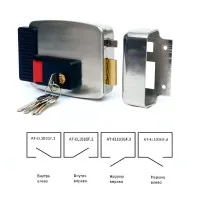 AT-EL101GF.1 (внутренний правый). Замок электромеханический накладной. AccordTec