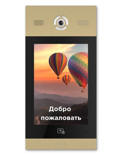 AA-14FB GOLD. Вызывная панель подъездного IP-домофона. BAS-IP в Щелково