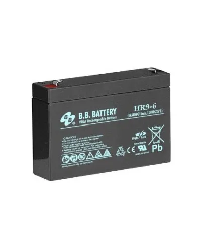B.B. Battery HR 9-6. Аккумулятор герметичный свинцово-кислотный. B.B. Battery в Щелково