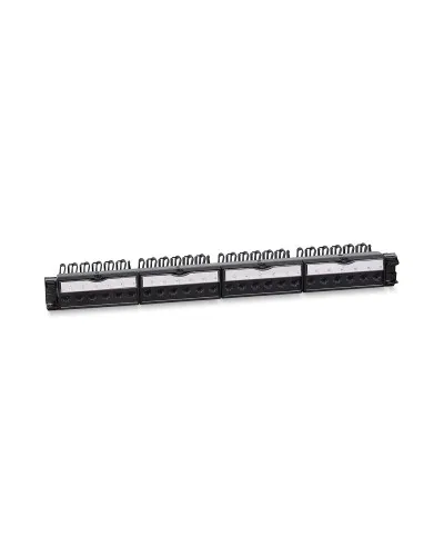 PL-24-KJ-RJ45-Cat.6-180T (11831c): Патч-панель 19" (1U), 24 порта RJ-45, категория 6, с задним кабельным организатором в Щелково