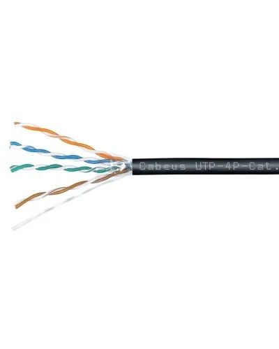 UTP-4P-Cat.6-SOLID-OUT-LSZH-UV (9641c). Кабель «витая пара» (LAN) для структурированных систем связи. CABEUS в Щелково