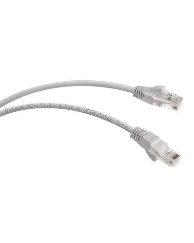 PC-UTP-RJ45-Cat.6-0.3m-LSZH (8875c), серый. Патч-корд медный. CABEUS в Щелково