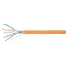 UTP-4P-Cat.6a-SOLID-LSZH-OR (11374c). Кабель «витая пара» (LAN) для структурированных систем связи. CABEUS