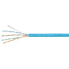 UTP-4P-Cat.5e-SOLID-LSZH-BL (9777c). Кабель «витая пара» (LAN) для структурированных систем связи. CABEUS