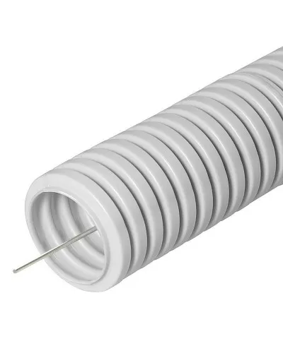 FCPL-50-PVC-015-1-GY (11232c): Труба гофрированная гибкая, лёгкая с протяжкой в Щелково