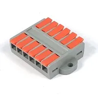 MX662-6R (11417c). Клемма соединительная универсальная проходная 6 полюсов. CABEUS