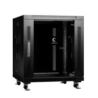 SH-05C-12U60/80-BK (8570c). Шкаф телекоммуникационный 19 напольный 12U. CABEUS