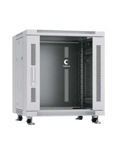 SH-05C-12U60/60 (7645c). Шкаф телекоммуникационный 19 напольный 12U. CABEUS в Щелково