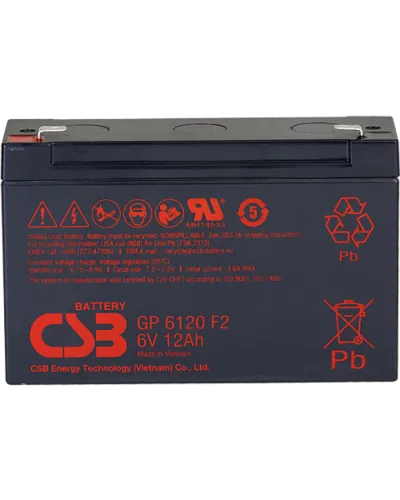 CSB GP 6120. Аккумулятор герметичный свинцово-кислотный. CSB в Щелково