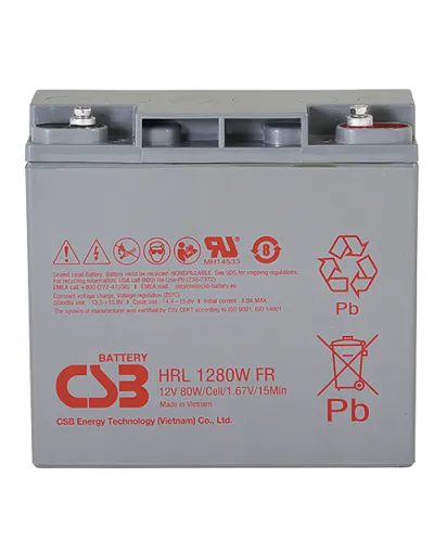 CSB HRL 12280W FR. Аккумулятор герметичный свинцово-кислотный. CSB в Щелково