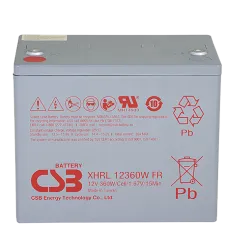 CSB XHRL 12360W FR. Аккумулятор герметичный свинцово-кислотный. CSB