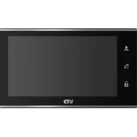 CTV-M2702MD (черный). Монитор домофона цветной с функцией «свободные руки». CTV