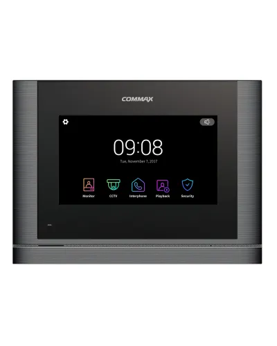 CDV-704MF (темное серебро). Монитор видеодомофона цветной. Commax в Щелково