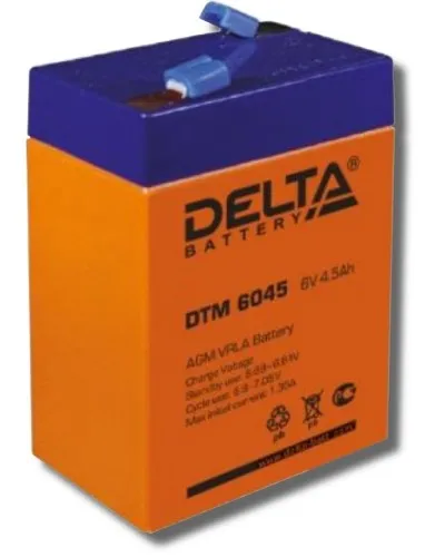 Delta DTM 6045. Аккумулятор герметичный свинцово-кислотный. Delta в Щелково