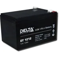 Delta DT 1212. Аккумулятор герметичный свинцово-кислотный. Delta