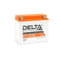 Delta CT 1218. Аккумулятор герметичный свинцово-кислотный стартерный. Delta