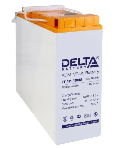 Delta FT 12-100 M. Аккумулятор герметичный свинцово-кислотный. Delta в Щелково
