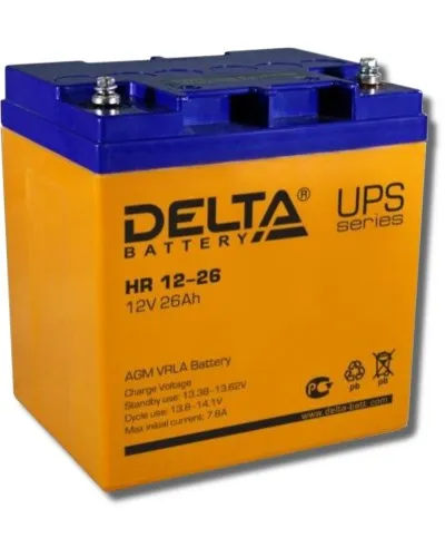 Delta HR 12-26. Аккумулятор герметичный свинцово-кислотный. Delta в Щелково