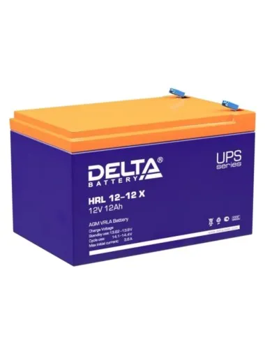 Delta HRL 12-12 X. Аккумулятор герметичный свинцово-кислотный. Delta в Щелково
