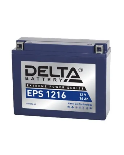 Delta EPS 1216. Аккумулятор герметичный свинцово-кислотный стартерный. Delta в Щелково