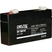 Delta DT 6015. Аккумулятор герметичный свинцово-кислотный. Delta