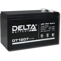 Delta DT 1207. Аккумулятор герметичный свинцово-кислотный. Delta