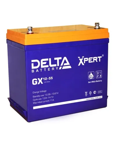 Delta GX 12-55. Аккумулятор герметичный свинцово-кислотный. Delta в Щелково
