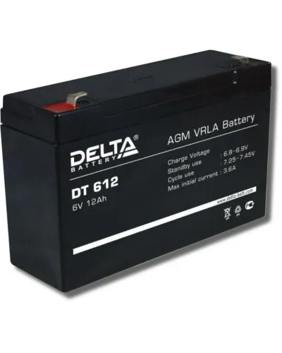 Delta DT 612. Аккумулятор герметичный свинцово-кислотный. Delta в Щелково