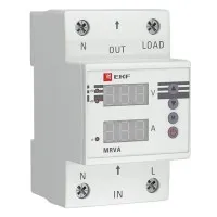 MRVA 63A PROxima (MRVA-63A). Реле напряжения и тока с дисплеем. EKF