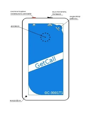 GC-3001T1. Переговорное устройство ремонтной связи. GETCALL в Щелково