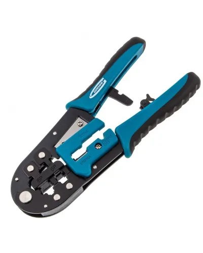 GROSS 17719. Инструмент обжимной для RJ45, 8P и RJ11/12, 6P. GROSS в Щелково